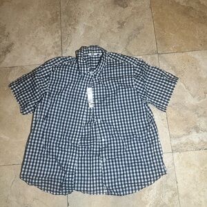 Women’s (Unisex) Black and White Checkered Shirt